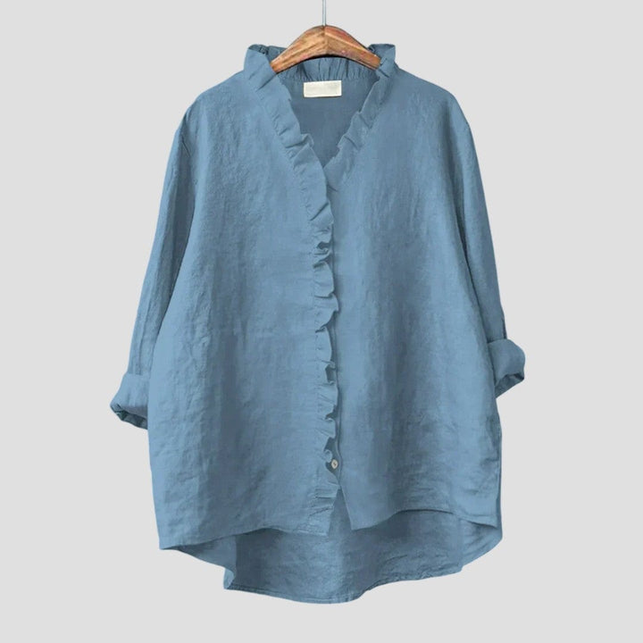 Sanela – Giacca-Camicia Oversize con Revers