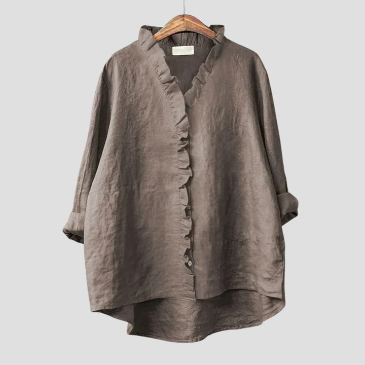 Sanela – Giacca-Camicia Oversize con Revers