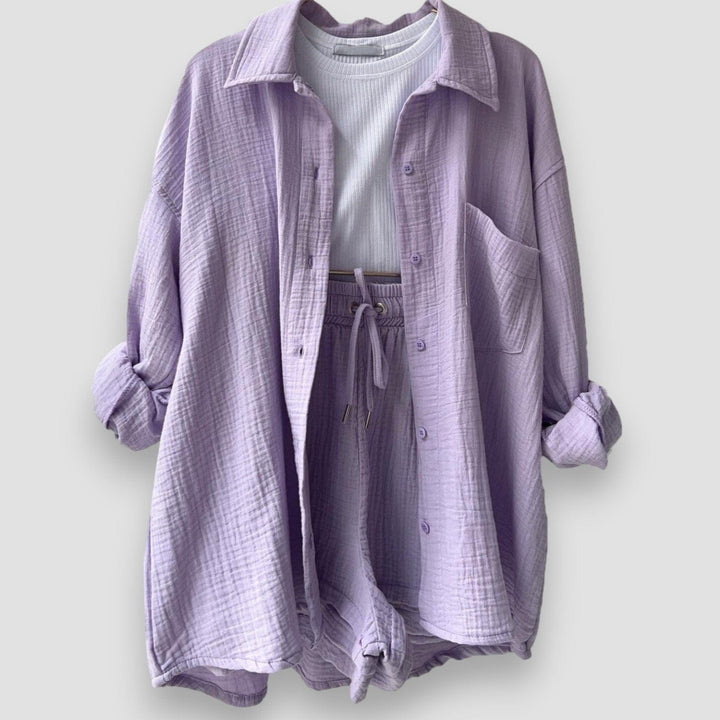 Emilia - Completo in Puro Cotone 2 Pezzi