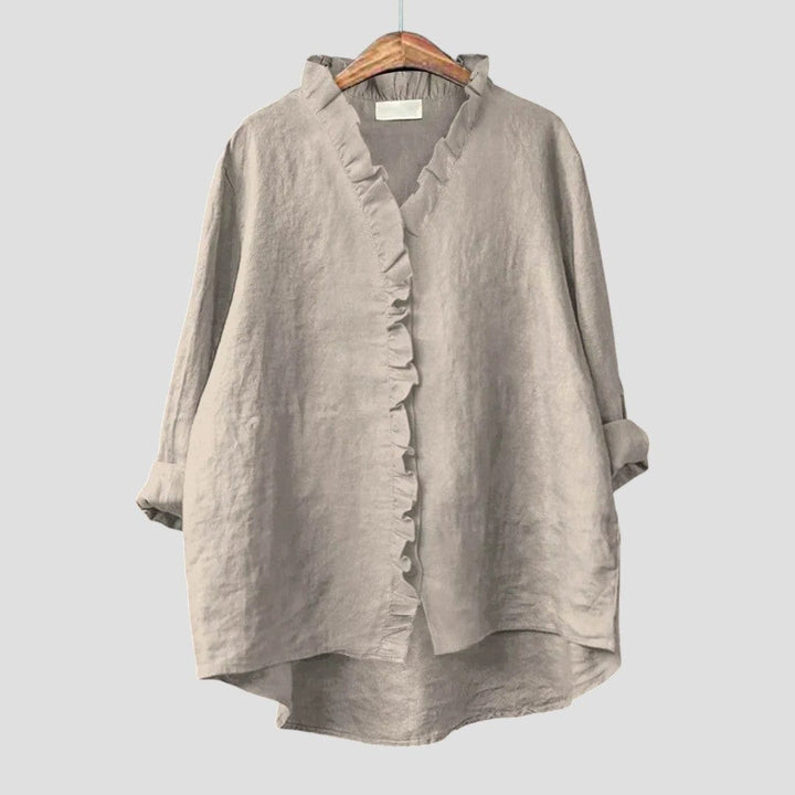 Sanela – Giacca-Camicia Oversize con Revers