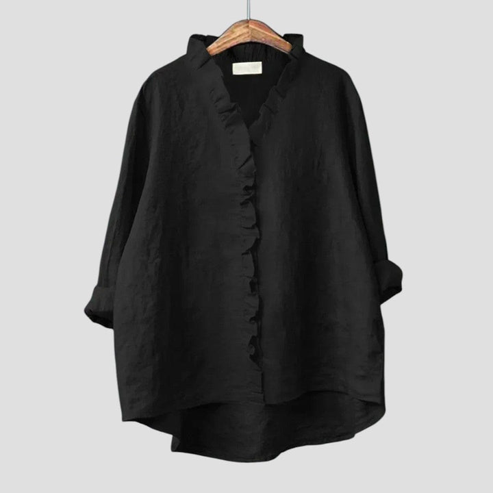 Sanela – Giacca-Camicia Oversize con Revers