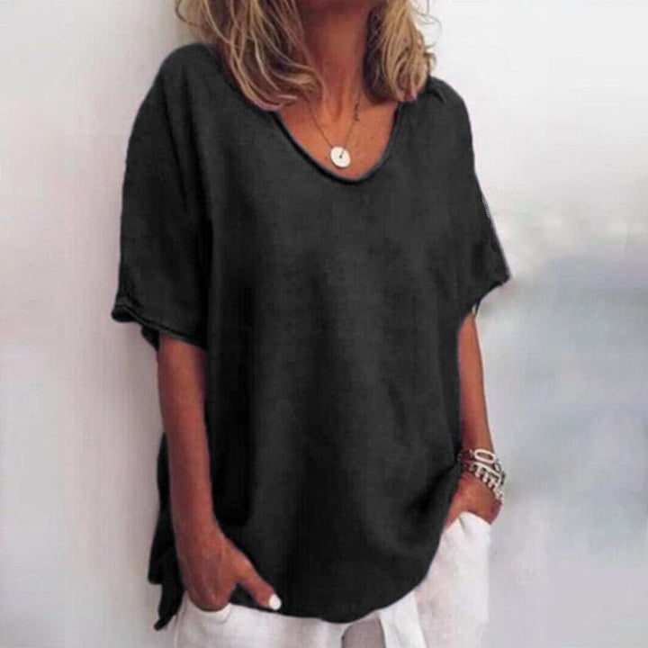 ANNA: BLUSA COMODA E AMPIA SULLE ROTONDITA’