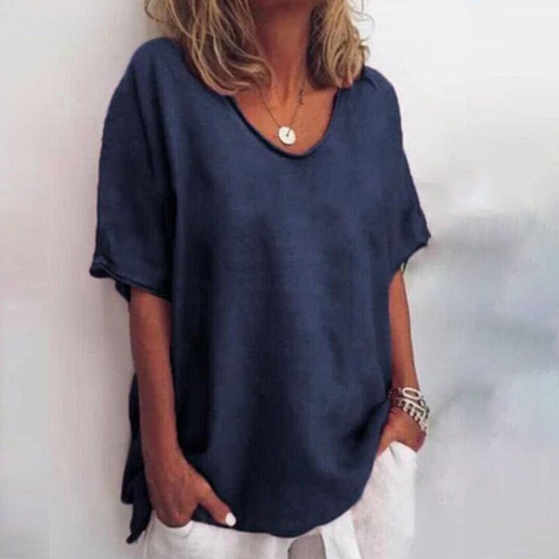ANNA: BLUSA COMODA E AMPIA SULLE ROTONDITA’